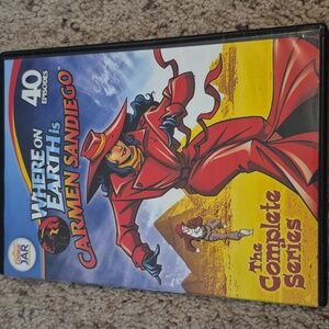 Where On Earth Is Carmen Sandiego Complete Series 4 DVD set HOMESCHOOL Geography
